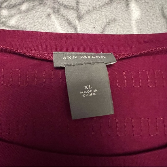 Ann Taylor Sequin Short Sleeve XL - Picture 5 of 6